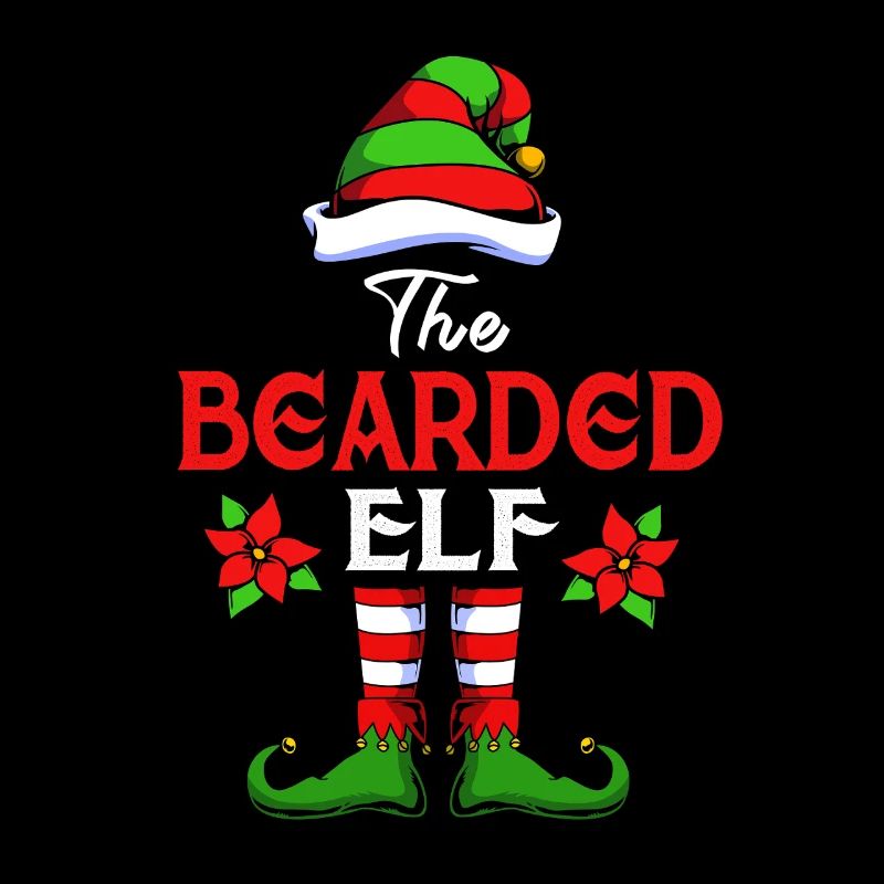 Elfe Elf Weihnachtsgeschenk Bart Bärtig Friseur