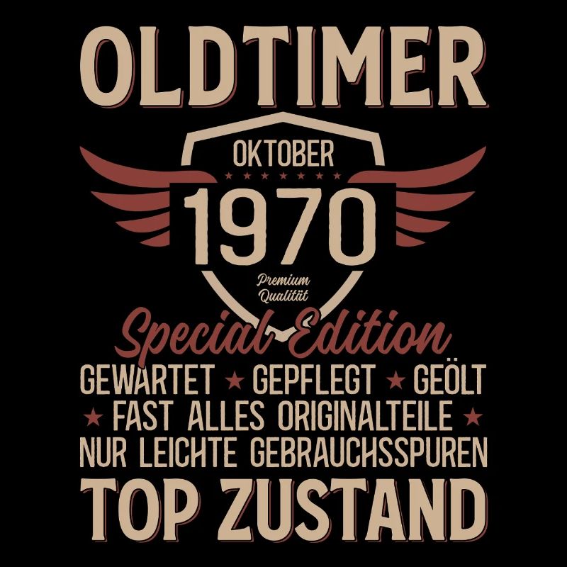 55. Geburtstag Geschenk Oldtimer Oktober 1970