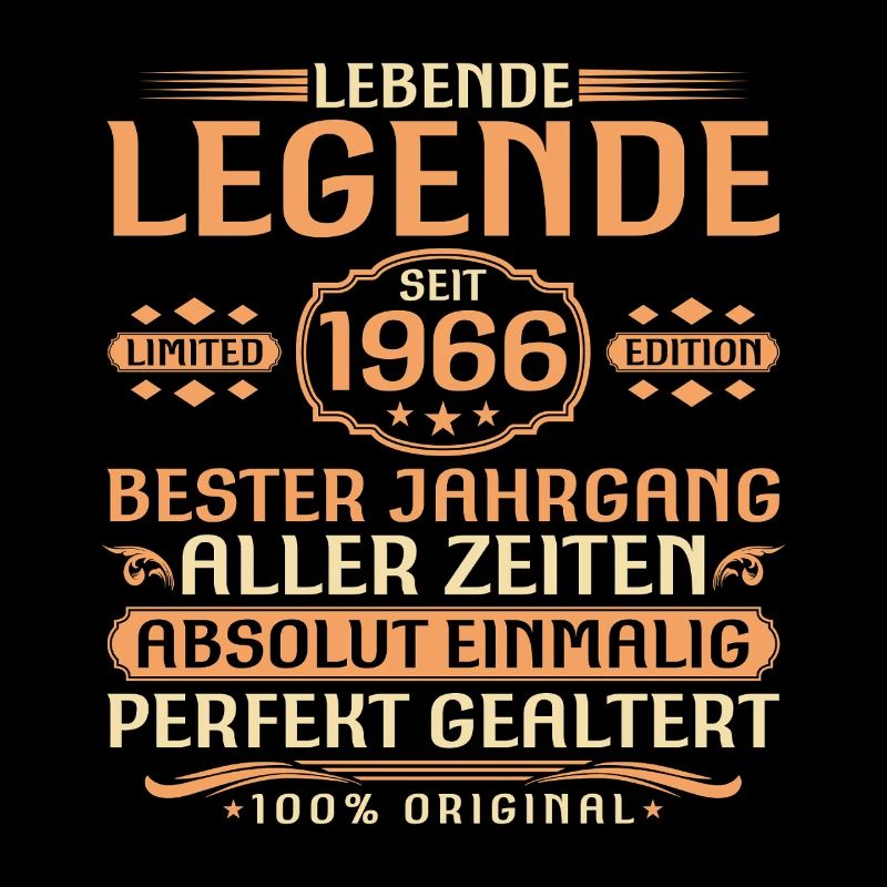 60th Birthday - Legend since 1966 Vintage