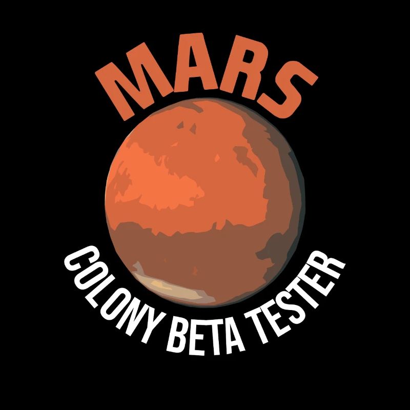 Mars Planet Space Vintage Rocket