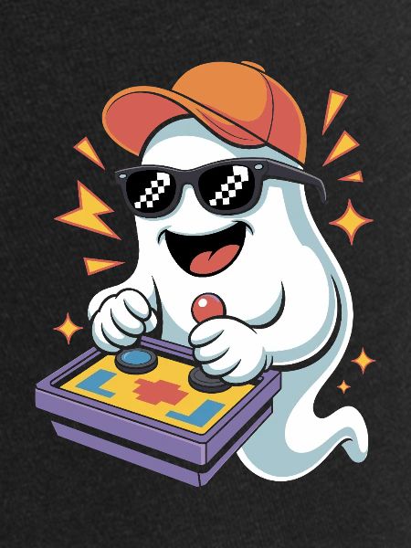 Retro Gamer Halloween Fantôme
