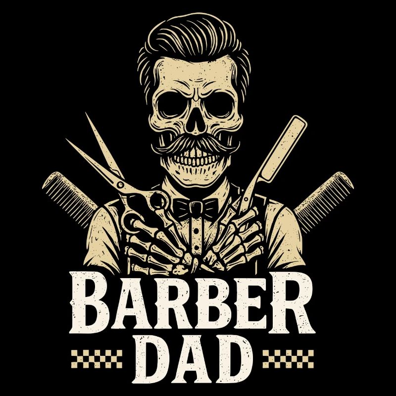 Père Barber Papa Barbier Coiffeur