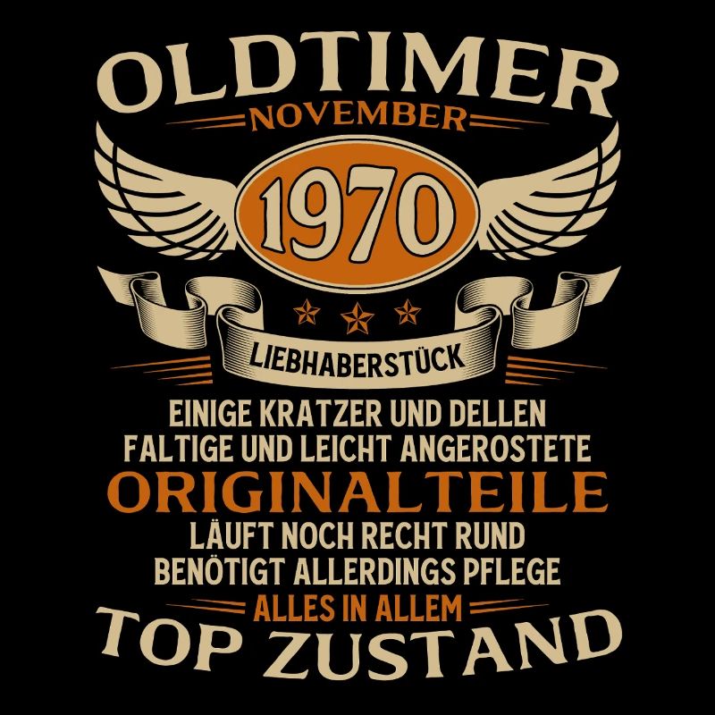 55. Geburtstag Geschenk Oldtimer November 1970
