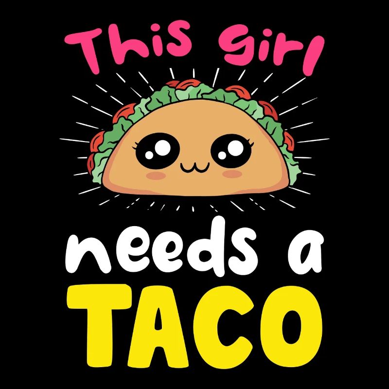 Dieses Mädchen braucht einen Taco
