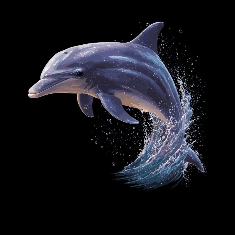 Dauphin Plongeur Dauphins Océan Dauphins mignons Dauphin
