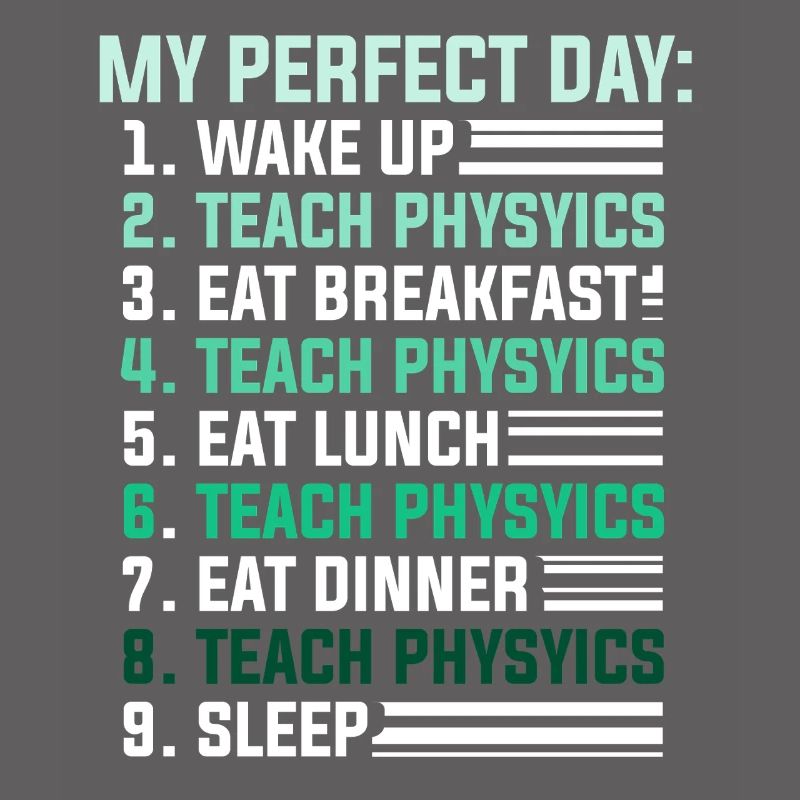 Physics Physicist Physics Student Physics Teacher