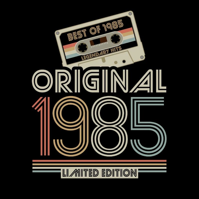 Édition limitée Original 1985 Cassette rétro