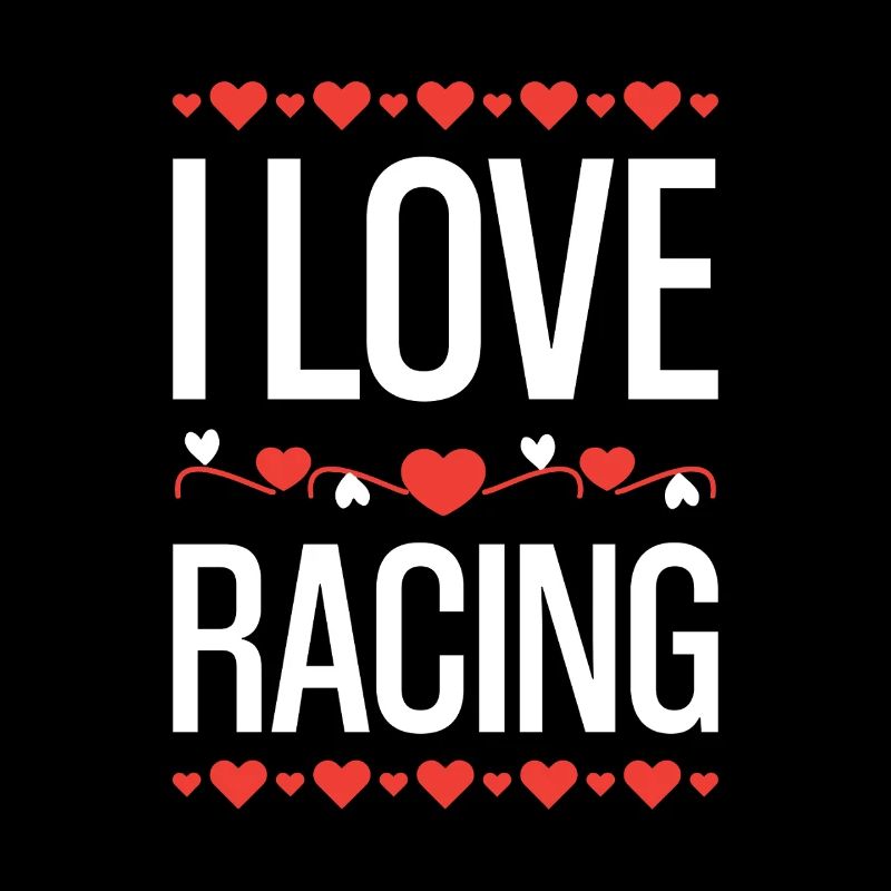 J’adore le design de cœur de course
