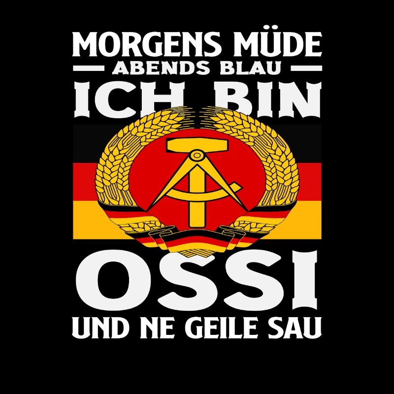 Matin fatigué Ossi Dire RDA Pride Allemagne de l’Est