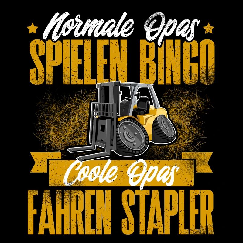 Opa Staplerfahrer