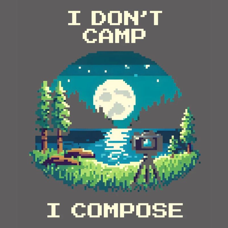 I don't camp, I compose | Composition