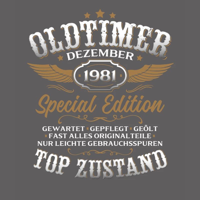 44. Geburtstag Geschenk Oldtimer Dezember 1981