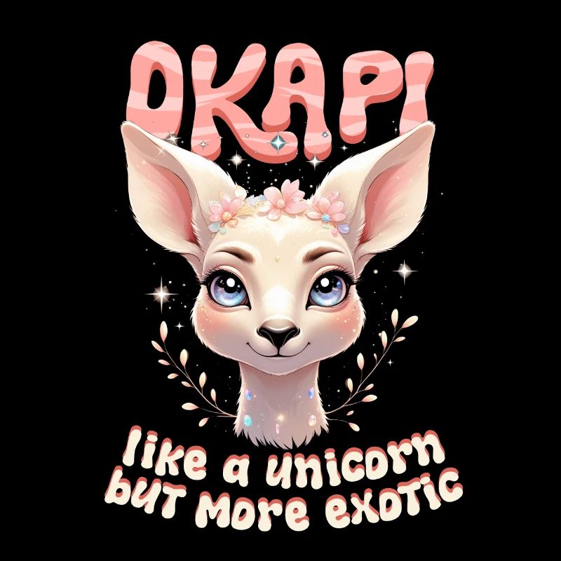 L’okapi comme une licorne mais plus exotique