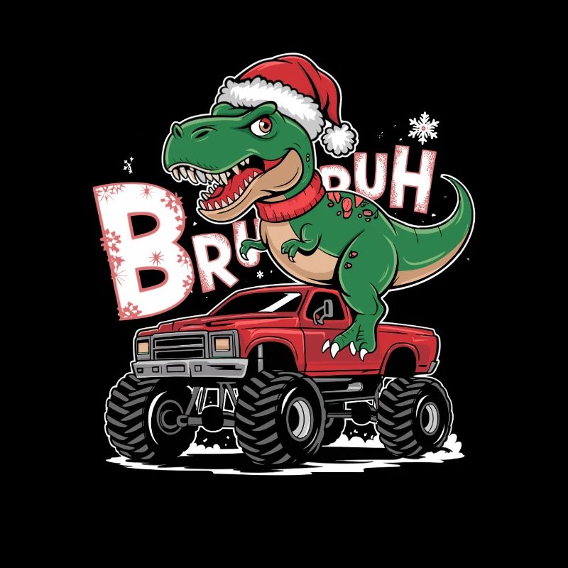  Bruh Weihnachts Dinosaurier T Rex Mit