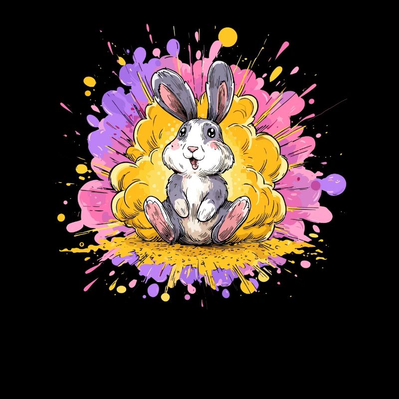 Hoppelbunny sous une douche de couleurs