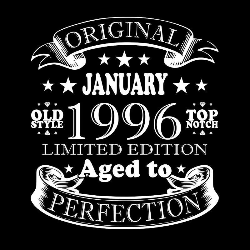 Januar 1996 Vintage-Retro-Geburtstagsgeschenk