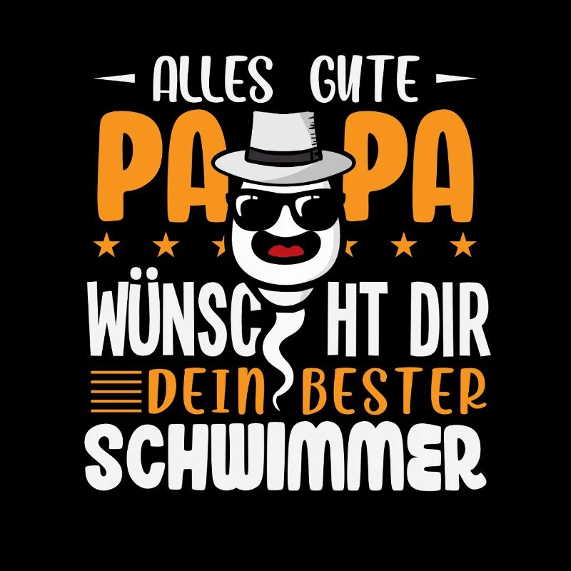 Alles Gute Papa wünscht dir dein bester Schwimmer