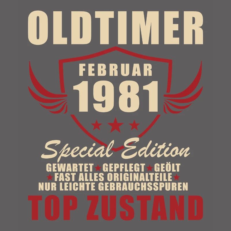Februar 1981 Geburtstag Oldtimer 1981