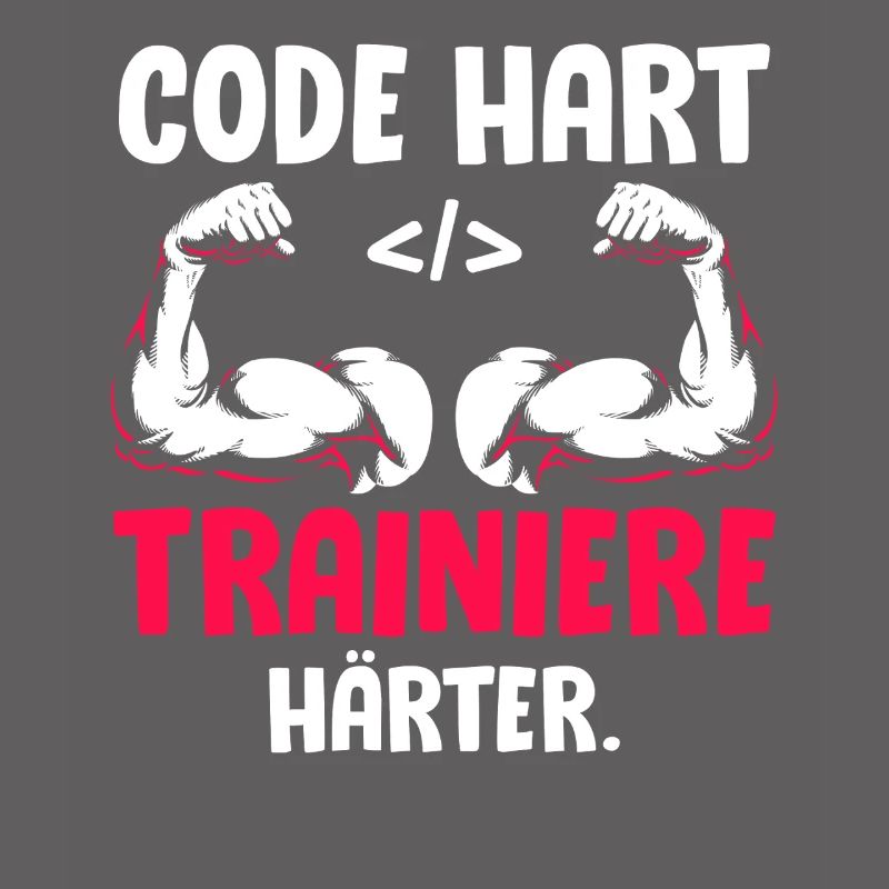 Coder CODE HARD TRAIN HARDER Funny
