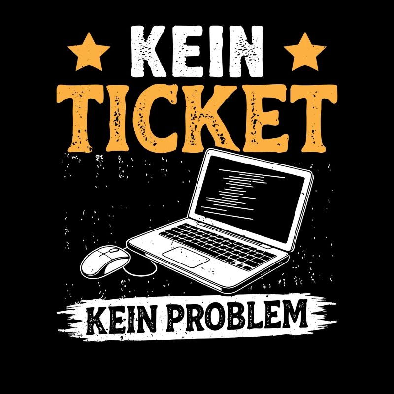 Ordinateur de nerd PAS DE TICKET PAS DE PROBLÈME DRÔLE