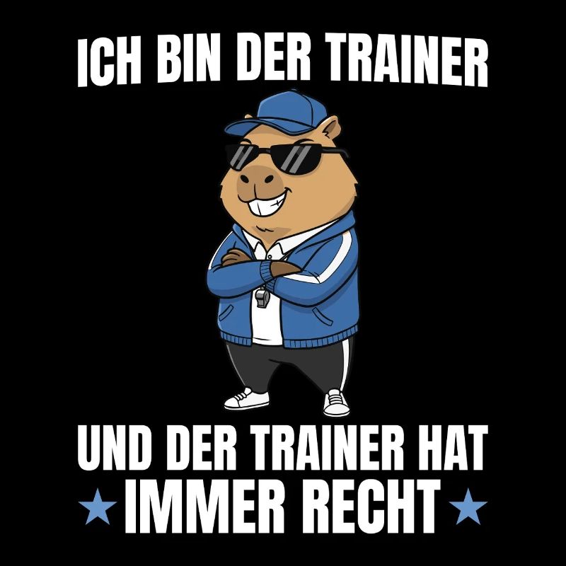 Fußballtrainer Capybara hat immer Recht