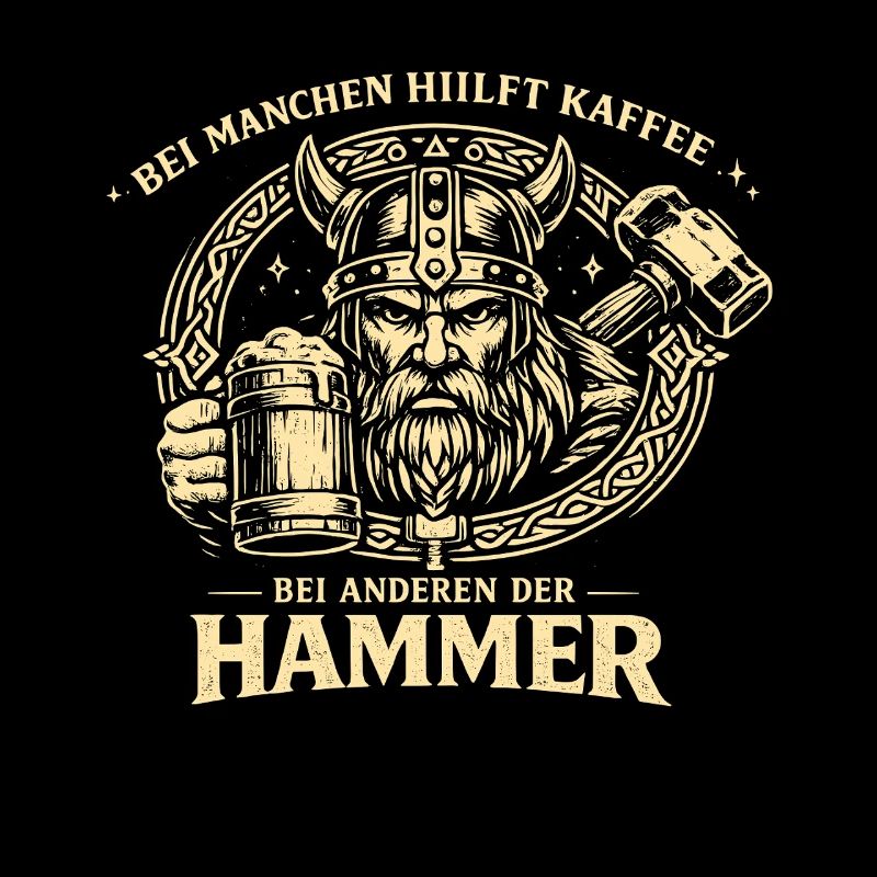 Kaffee hilft? Sonst der Hammer | Wikinger