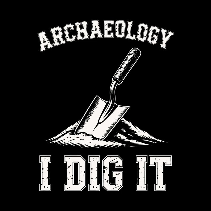 Archäologie Ich gräbe es Kellen aus