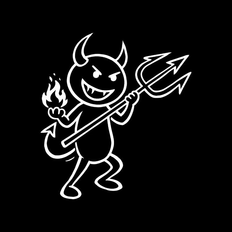 Devilish Flames - Devil with Flames