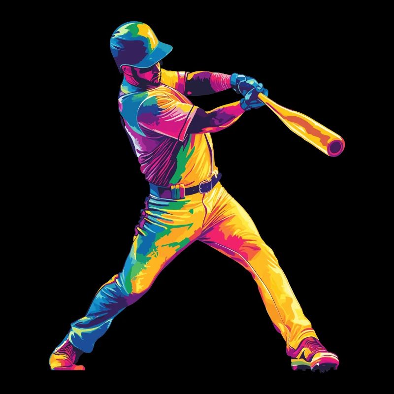Puissance colorée du baseball
