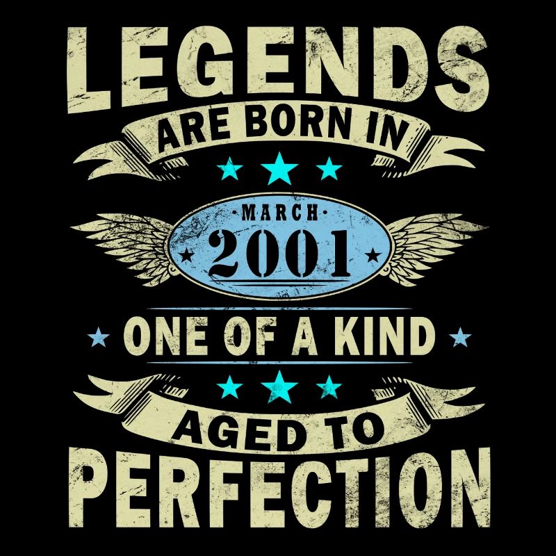 Légende de l’anniversaire de mars 2001