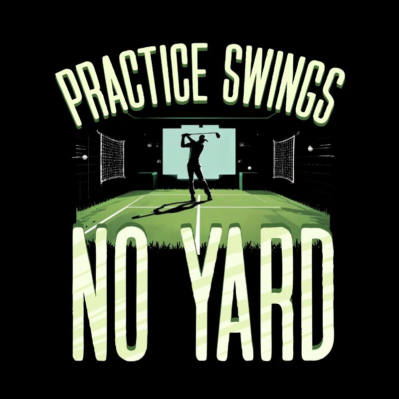 Simulateur de golf, swings d’entraînement sans yard