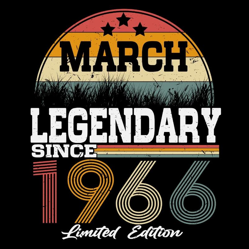 Legends were born in March 1966