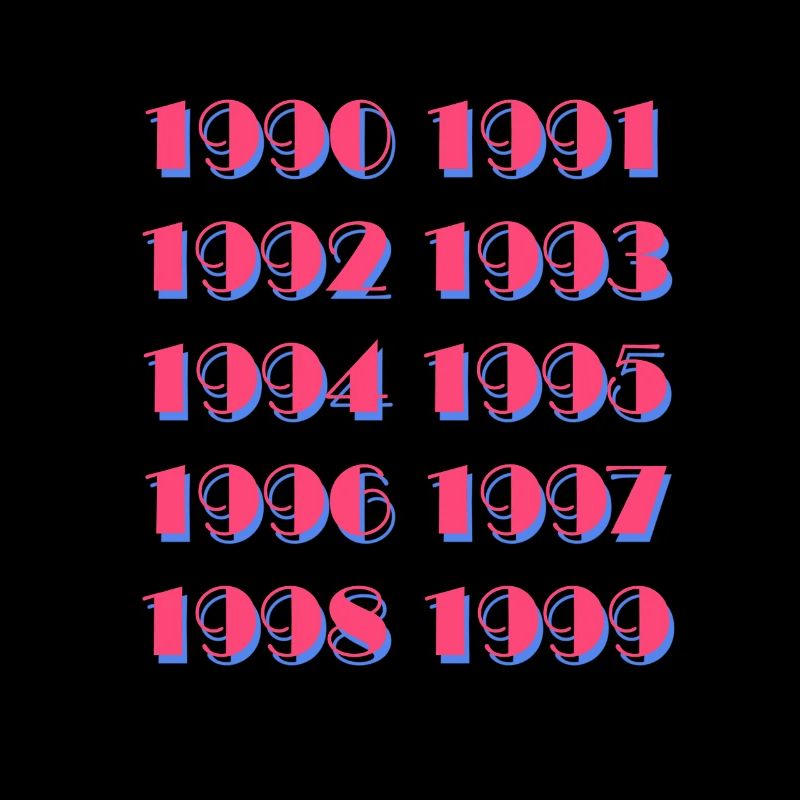 Nostalgia retrò vintage anni '90