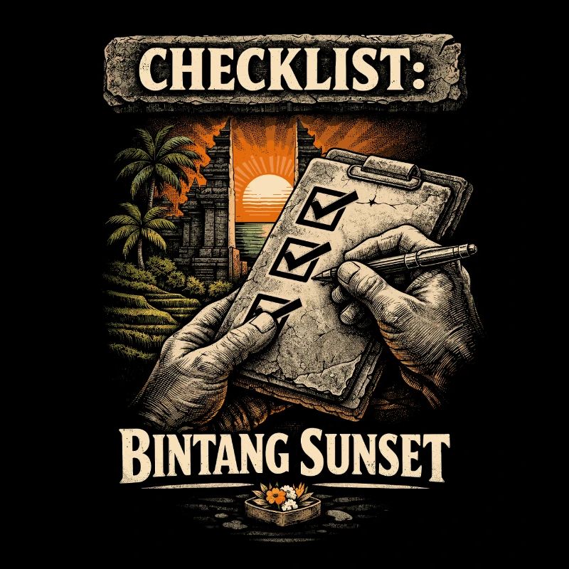 Bali Reise Bintang Sunset