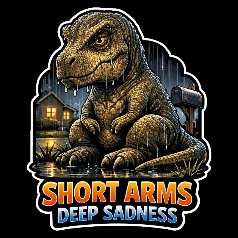 Dinosaure emo, Dino triste, Émotif