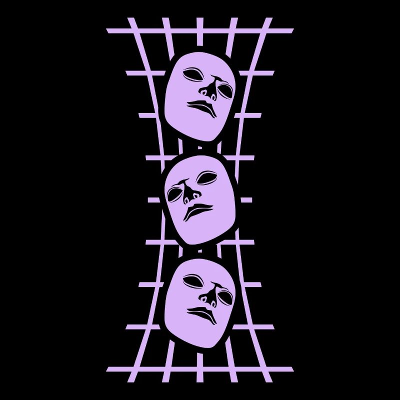 Masses Grid Art abstrait