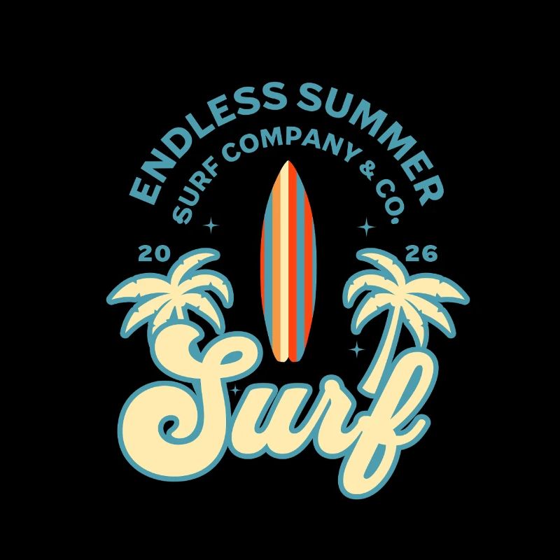 Surf Palm Tree