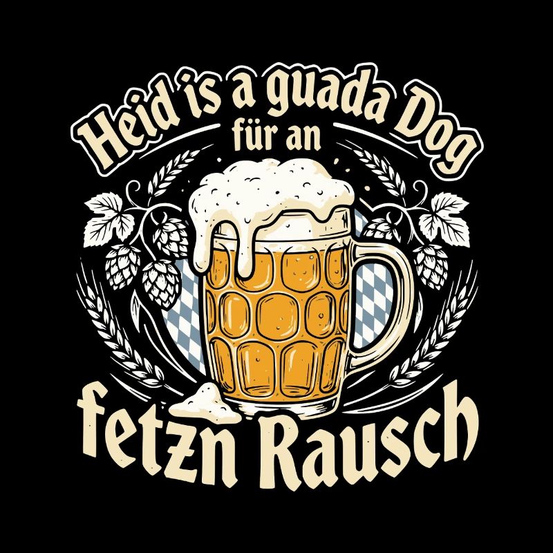 Bayrischer Spruch Bayern Bier