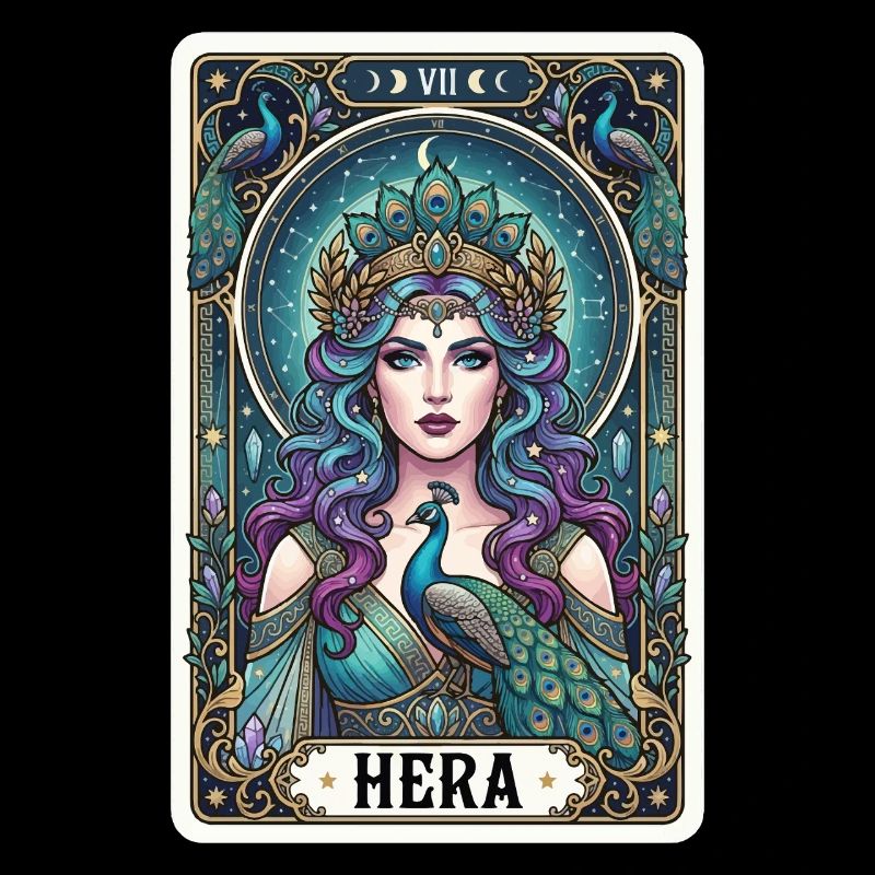 Carte de tarot d’Héra