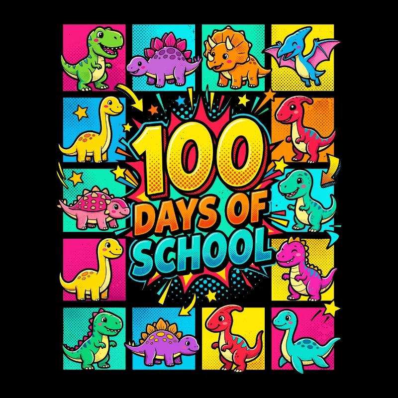 Dino Bunt : 100 jours d’école