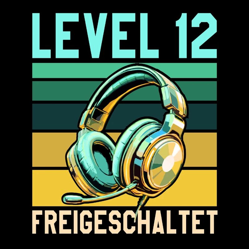 11. Geburtstag Junge Mädchen Gamer Level 11