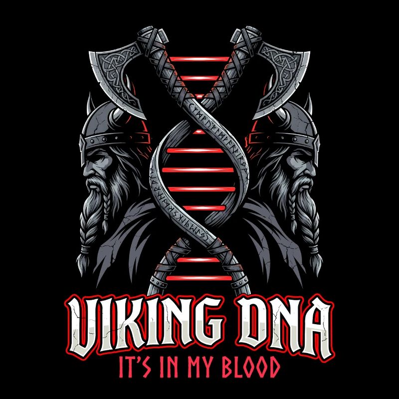 Symbole de hache à ADN viking – C’est dans le sang