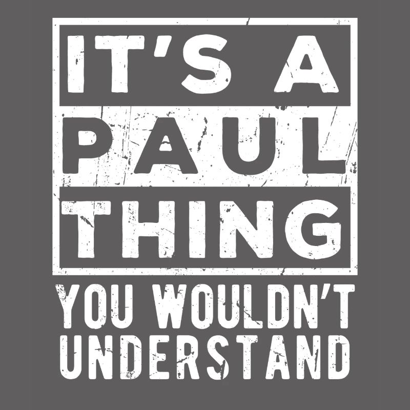 C’est une chose de Paul que tu ne comprendrais pas