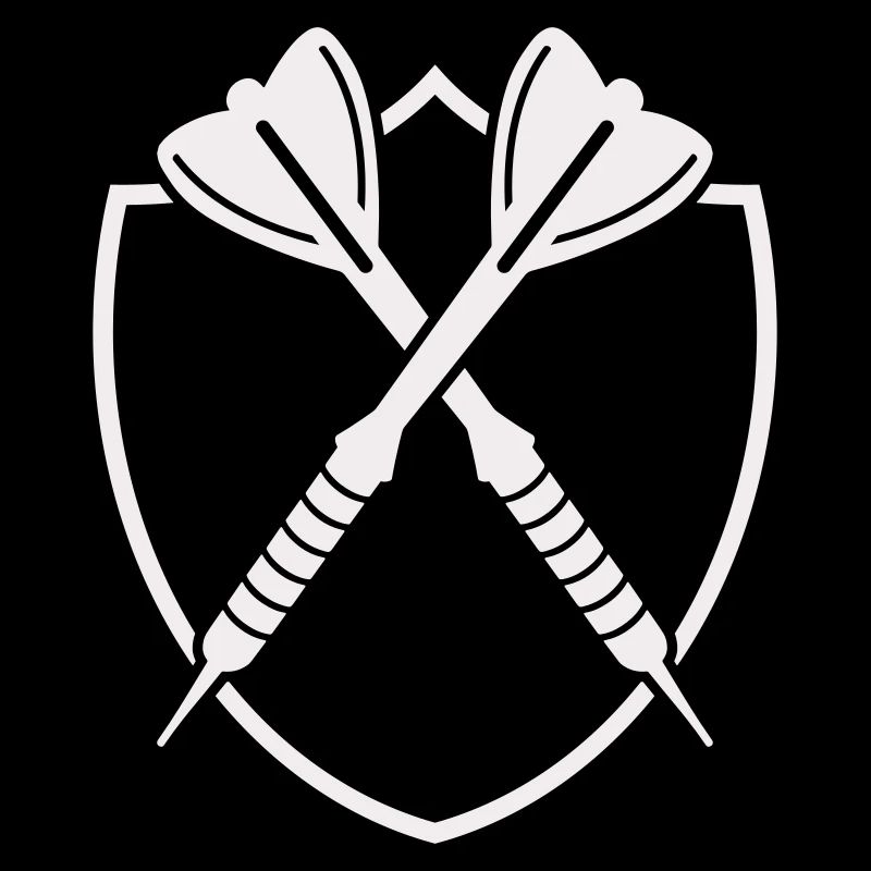 Croix de Bouclier de Fléchettes – Symbole de Précision