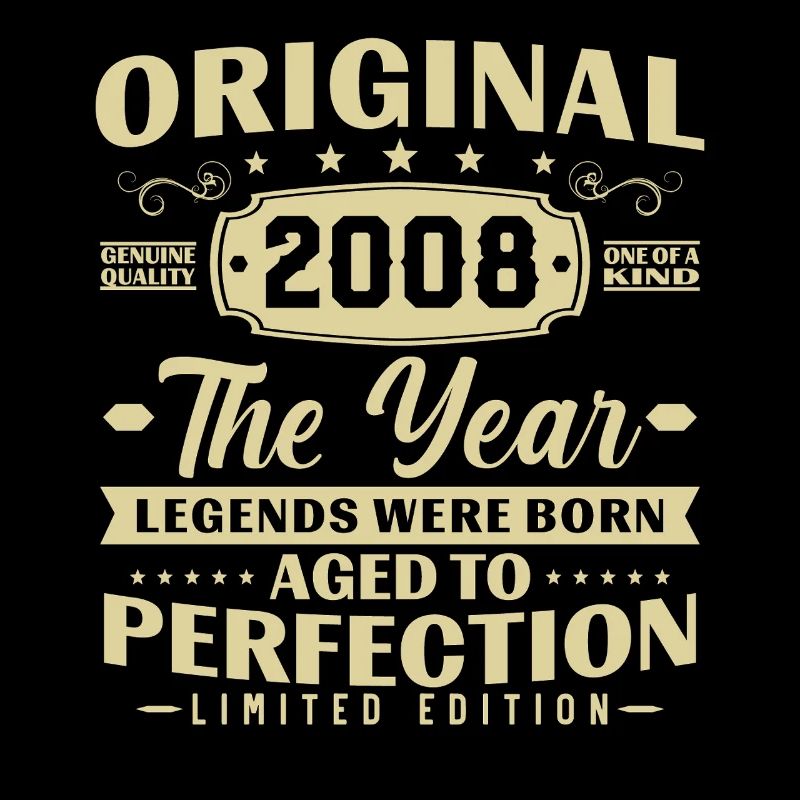 2008 Vintage-Geburtstagsgeschenk