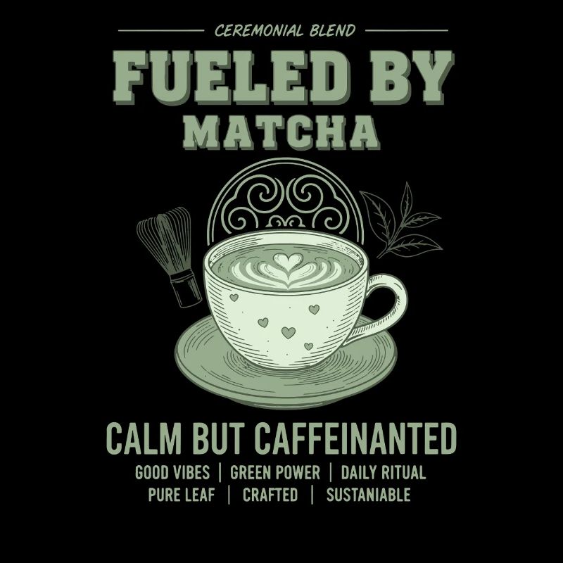 Fueled By Matcha Calm But Caffeinated Green Tea