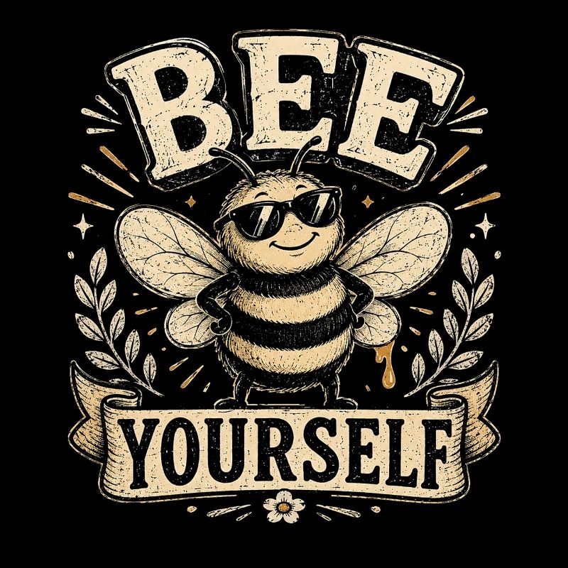 Graphique vintage Bee Yourself