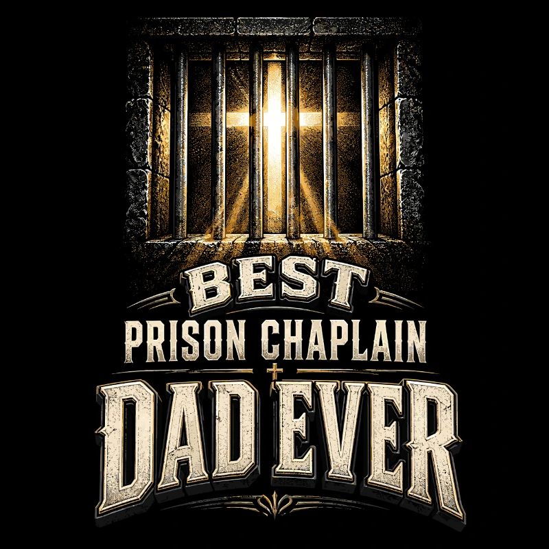 Chaplain Cleric Pastor Best Prison Chaplain Dad