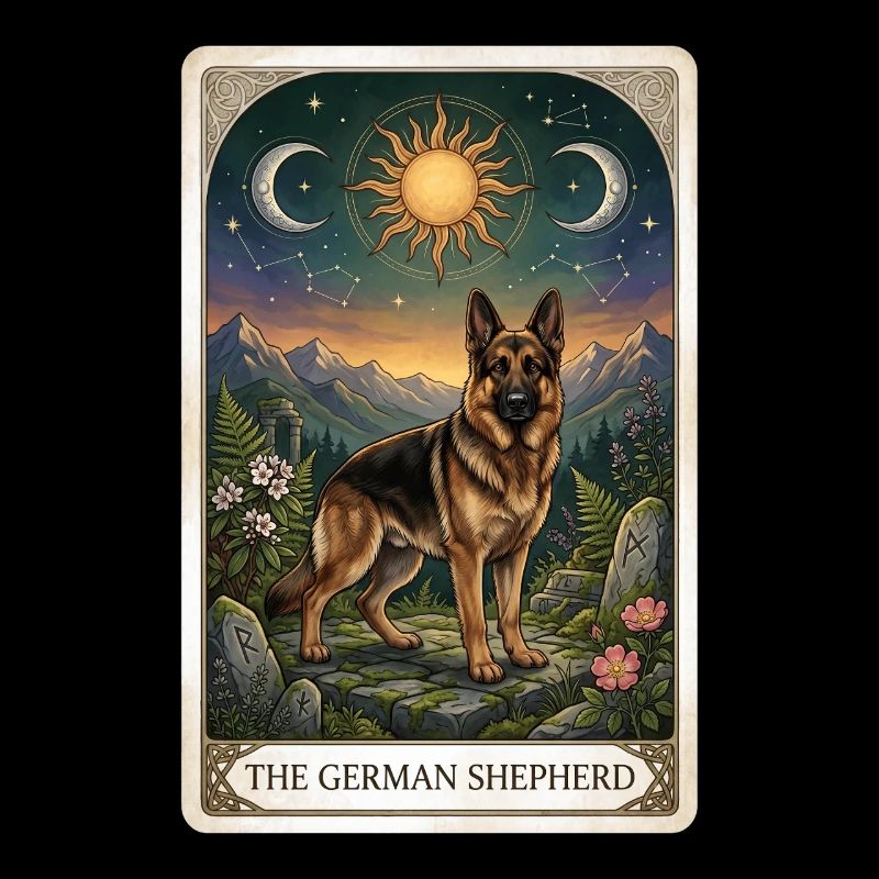Deutscher Schäferhund Tarot