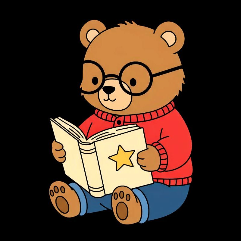 Little bear reads star book
